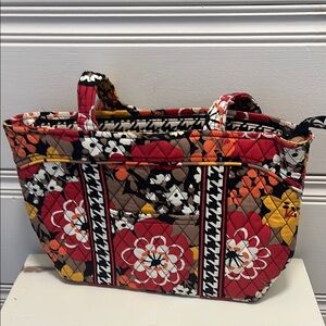 Vera Bradley Red and Orange Tote Bag